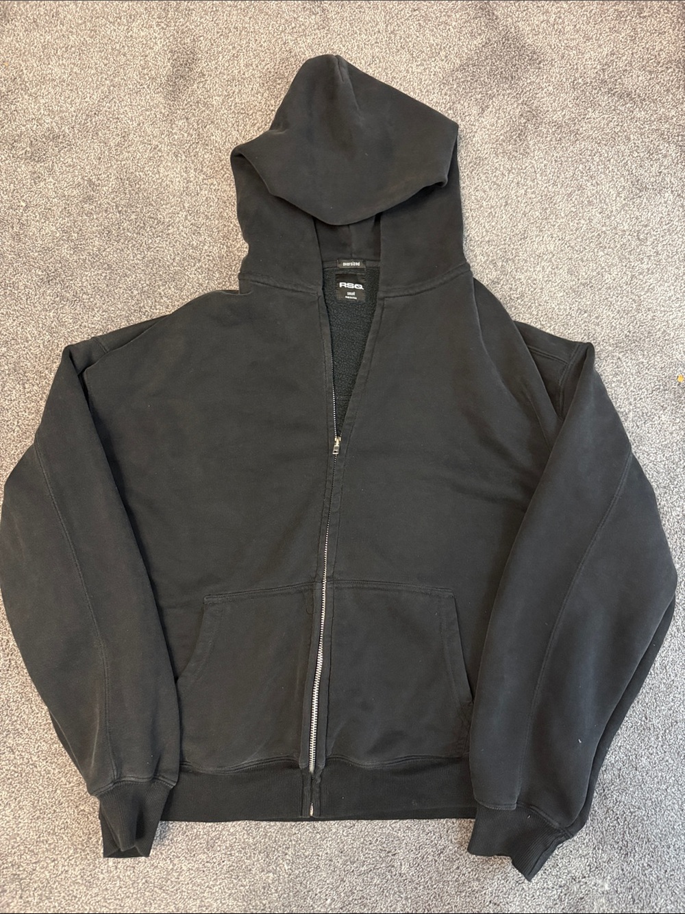 PacSun Black Zip-Up Hoodie Jacket